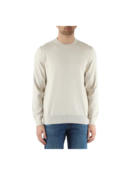 Sweter Boss beżowy