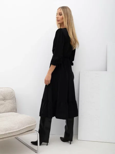 Midi haljina Italy Moda crna