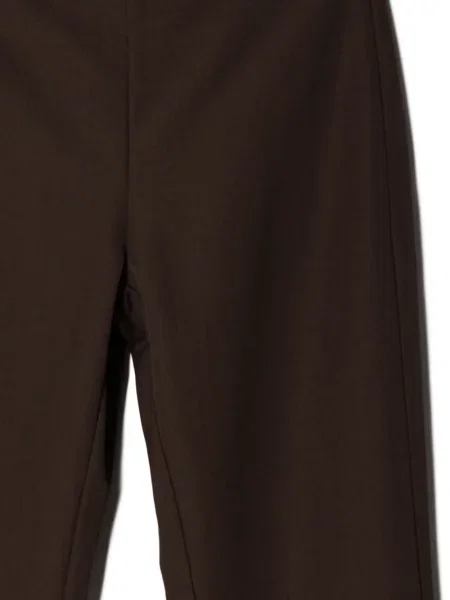 Pantaloni St. Agni de mătase maro