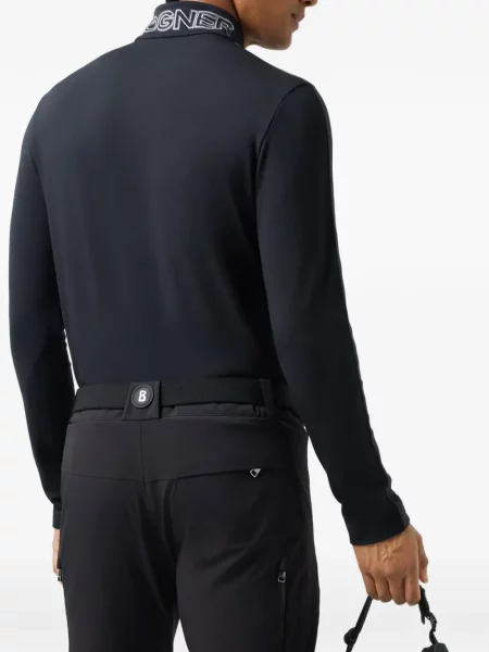 Cămașă Bogner cu imagine negru