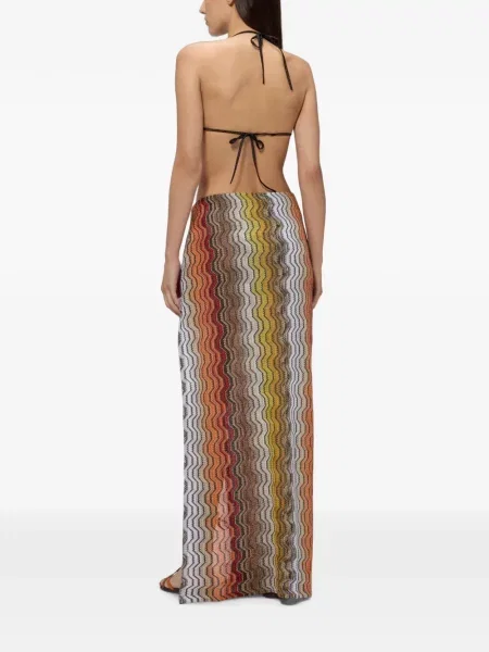 Dugo suknja Missoni narančasta