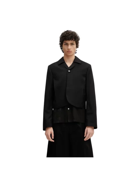 Ader Error marynarka wełniana Apparel-Top czarny