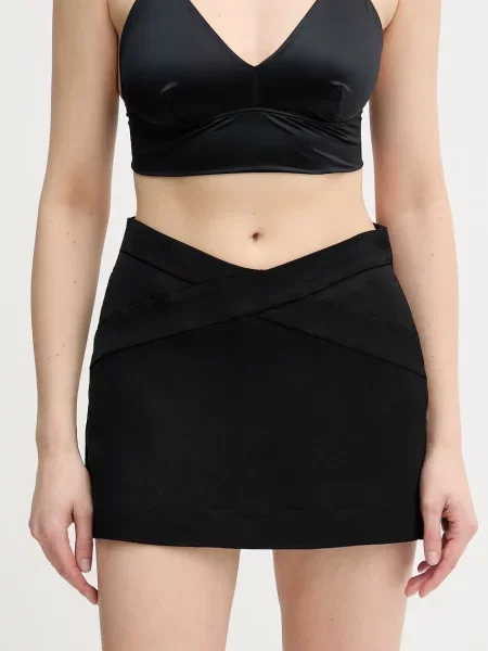 Karl Lagerfeld fustă-pantalon cu in Karl Lagerfeld Studio negru