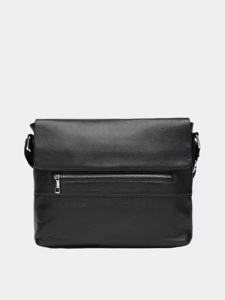 Borsa Leather Мессенджер Шкіра чорний
