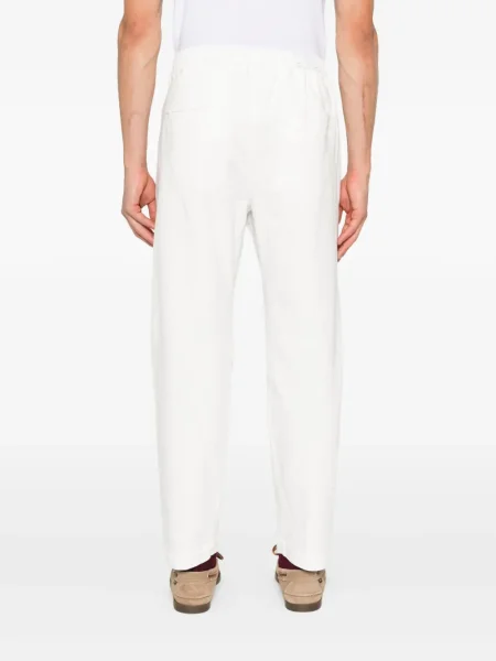 Pantaloni Eleventy alb
