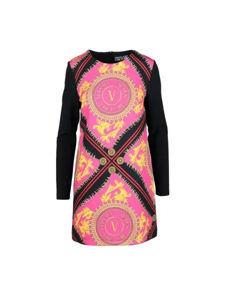 Sukienka jeansowa Versace Jeans Couture elegancka