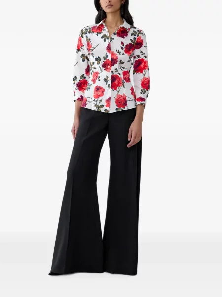 Cămașă Carolina Herrera cu imagine alb