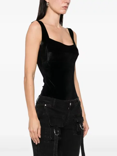 Body Atu Body Couture de catifea negru