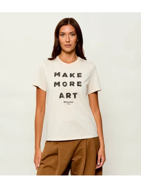 Weekend MaxMara Tricou Wkdedison bej