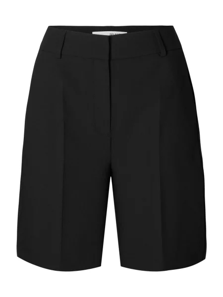 SELECTED Pantaloni cu dungă SLWRITA' negru