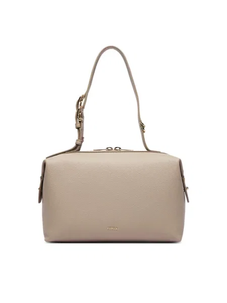 Furla Τσάντα Double M KH μπεζ