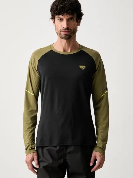 Tricou cu mânecă lungă Dynafit negru