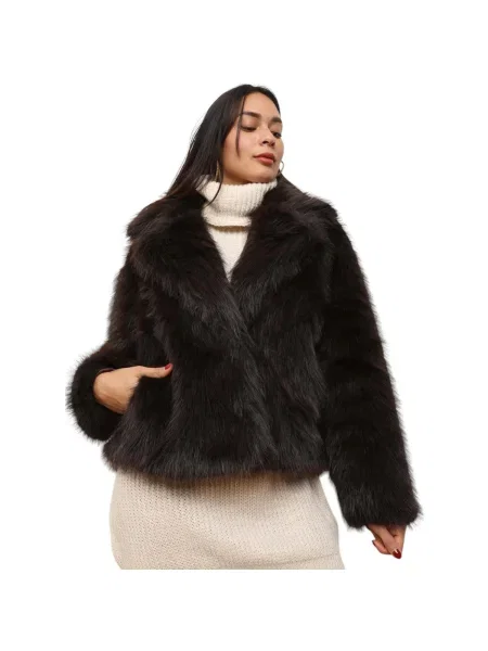 Palton La Modeuse maro