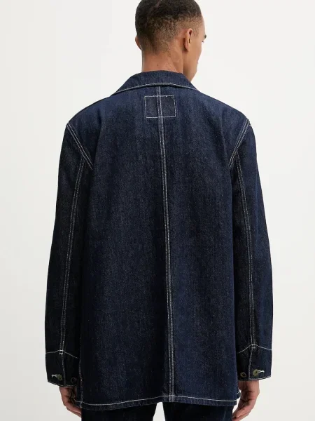Džínová bunda Levi's tmavomodrá přechodná