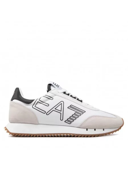 Sneakersy Emporio Armani Ea7 skórzane białe