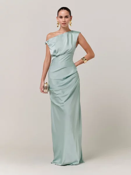 Sável Rochie de seară Justina pastel verde