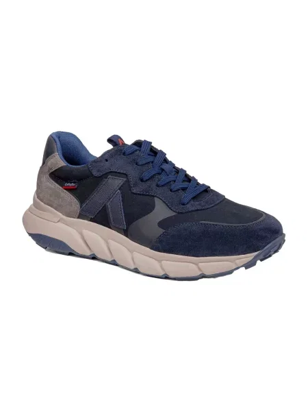 Sneakersy Callaghan skórzane niebieskie