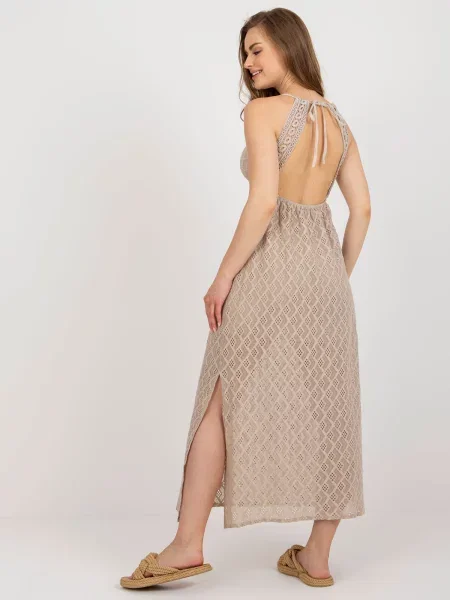 Rochie Fashionhunters de costum bej