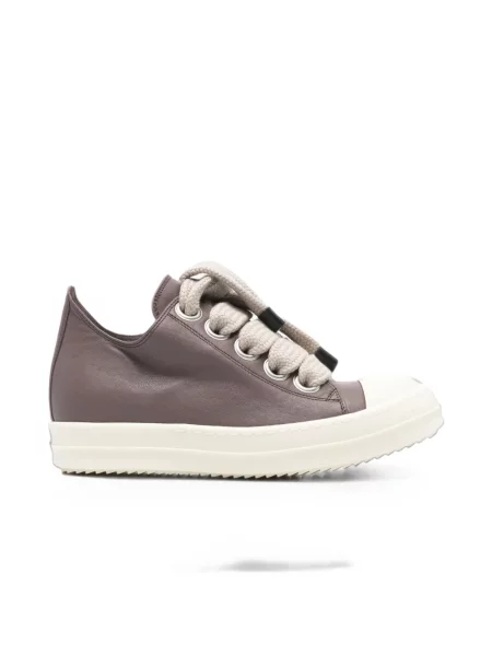 Sneakerși Rick Owens din piele gri