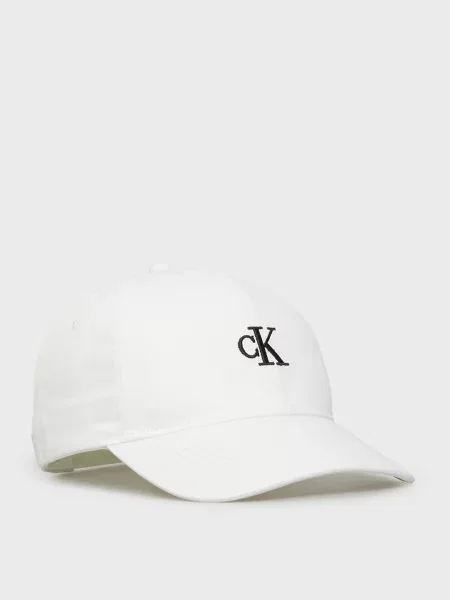 Вишита кепка Calvin Klein Jeans біла