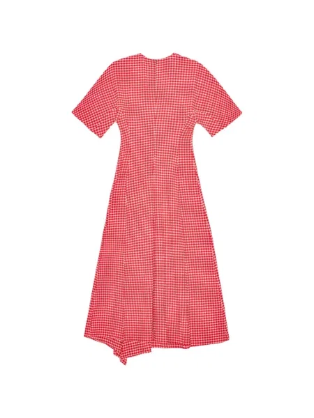 Rochie mini Ganni scurtă de costum roșu