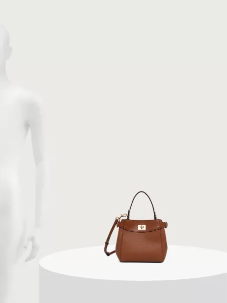 Műbőr bőrönd Calvin Klein barna