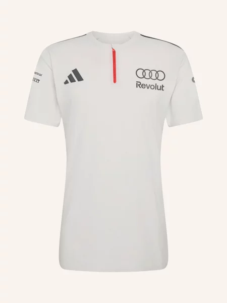 Adidas Tričko Audi Formula One Team Engineers &Amp; Marketing světle šedá