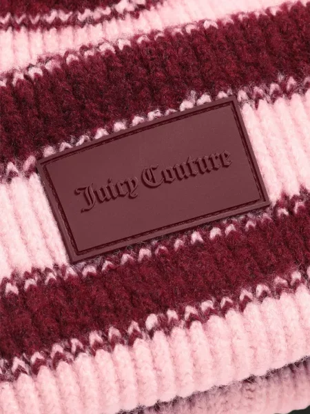 Căciulă Juicy Couture cu dungi roșu