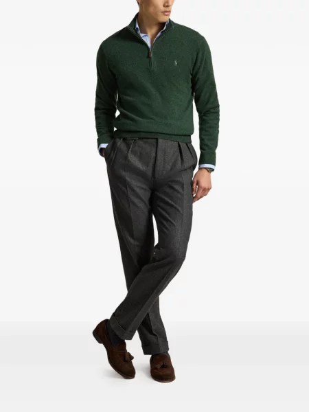 Τρέξιμο polo Polo Ralph Lauren υφαίνω διαγωνίως κλασικό πράσινο