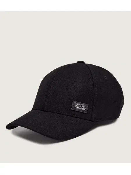 Karl Lagerfeld De lână șapcă baseball negru