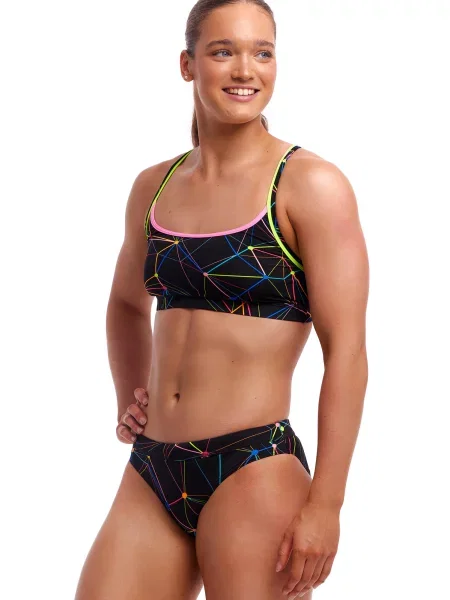 Top sportowy Funkita czarny