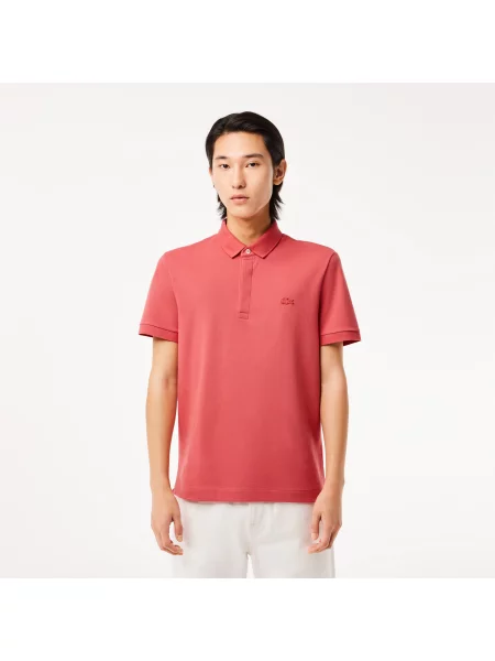 Lacoste Koszulka Polo Smart Paris Z Elastycznej Bawełny różowa