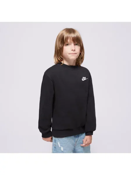 Nike Bluza K Nsw Club Flc Crew Ls Lbr Boy czarna