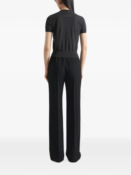 Pantaloni Givenchy de lână negru