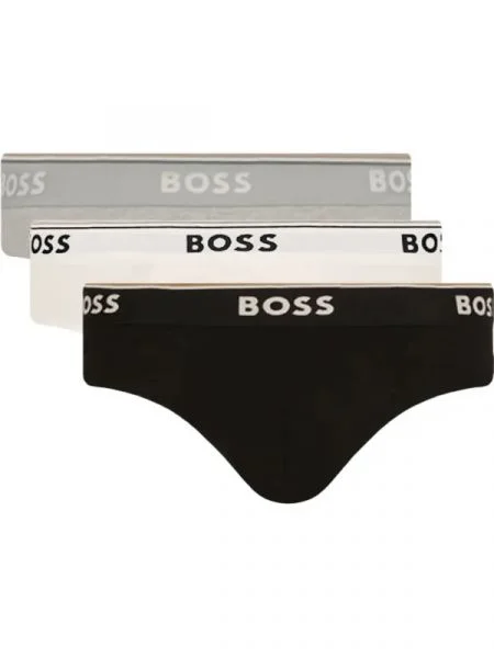 BOSS BLACK 3 db-os bugyi szett Brief 3P Power fekete