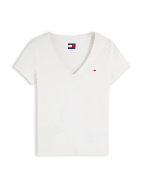 Τοπ Tommy Jeans λευκό
