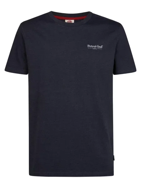 Petrol Industries Tricou închis albastru
