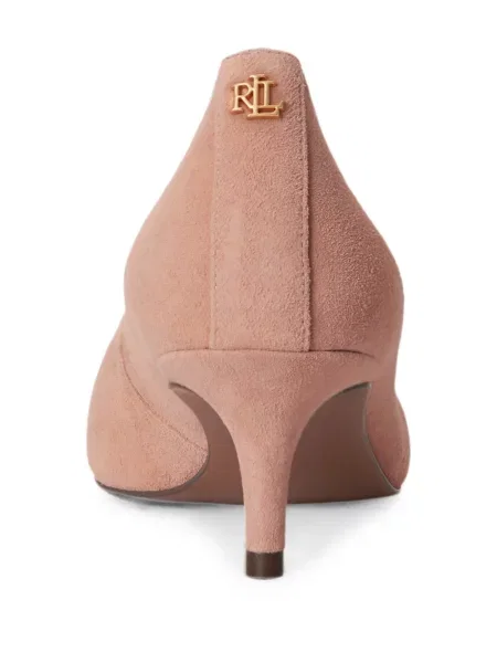 Γοβάκια Lauren Ralph Lauren σουέτ ροζ