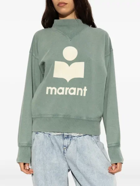 Hanorac Marant Etoile cu imagine verde