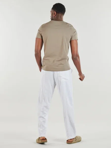 Tricou Tommy Hilfiger cu autograf bej