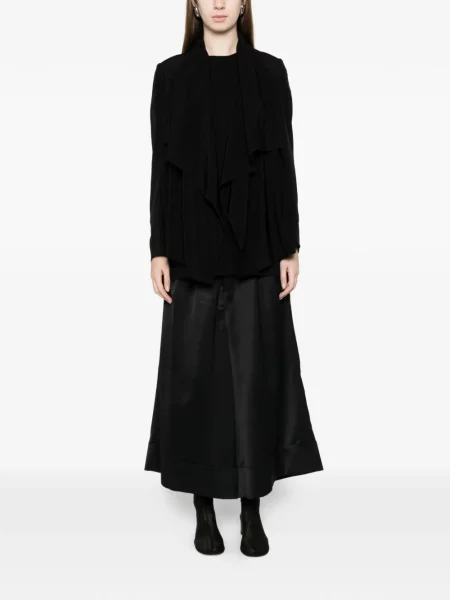 Geacă Yohji Yamamoto drapată negru
