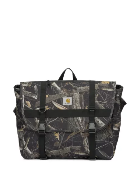 Geantă Carhartt Wip cu imagine cu cataramă cu model camuflaj negru