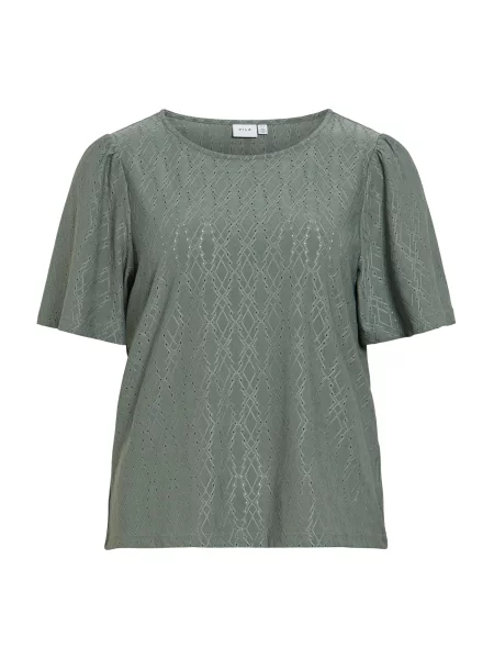 VILA Tricou VIBELLI jad verde