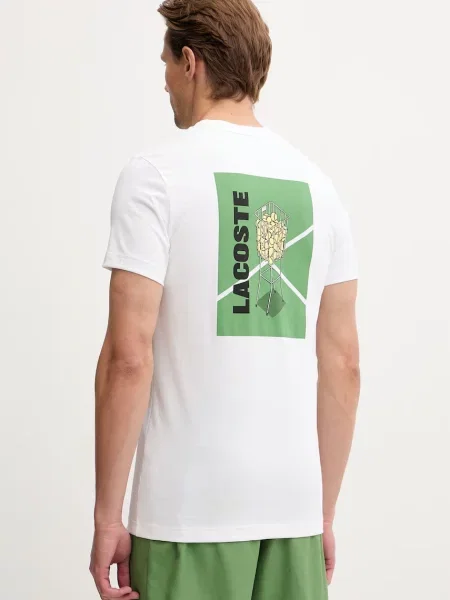 Lacoste tricou pentru bărbați cu bej