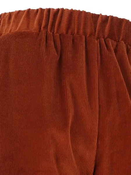 Pantaloni Dusan de catifea cord conici maro