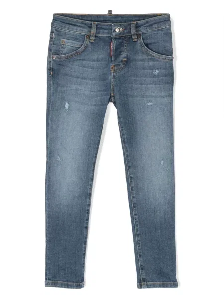 Jeansy dziecięce Dsquared2 niebieskie