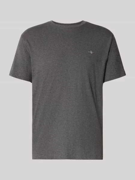 Gant t-shirt gładki szary