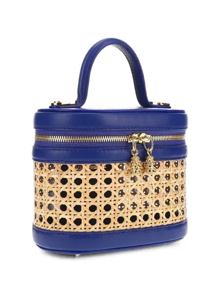 Geantă shopper Tyler Ellis din piele albastru