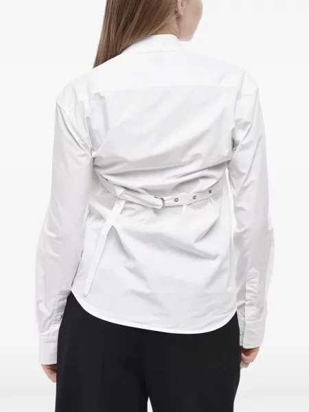 Bluză Off-white din poplin alb