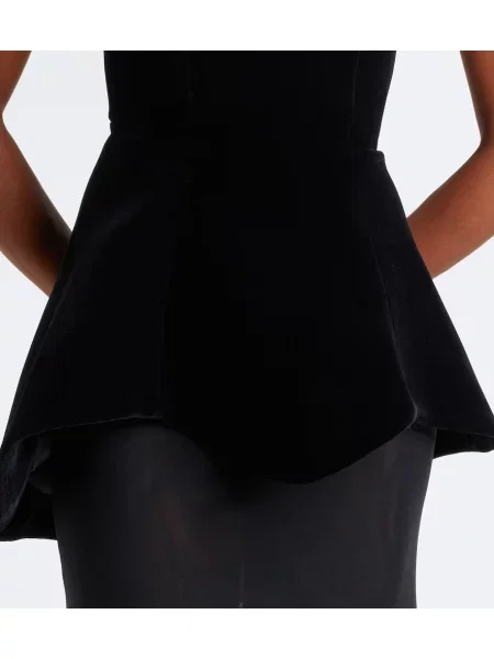 Rochie David Koma fără bretele negru